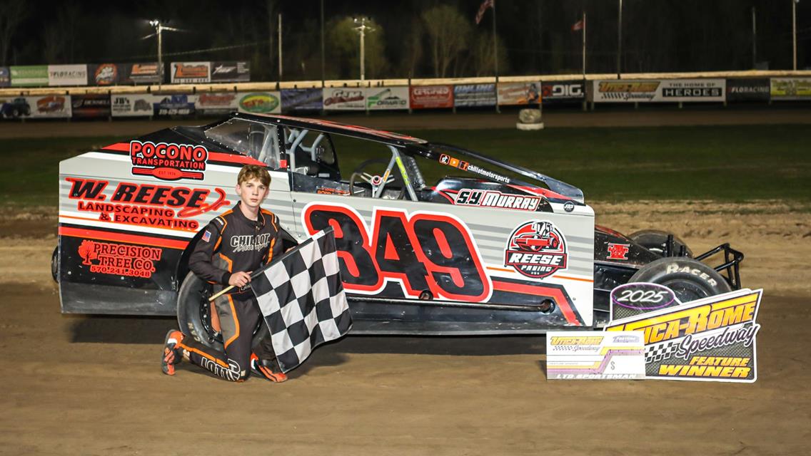 Utica Rome Speedway beats the rain Friday night 4/25!