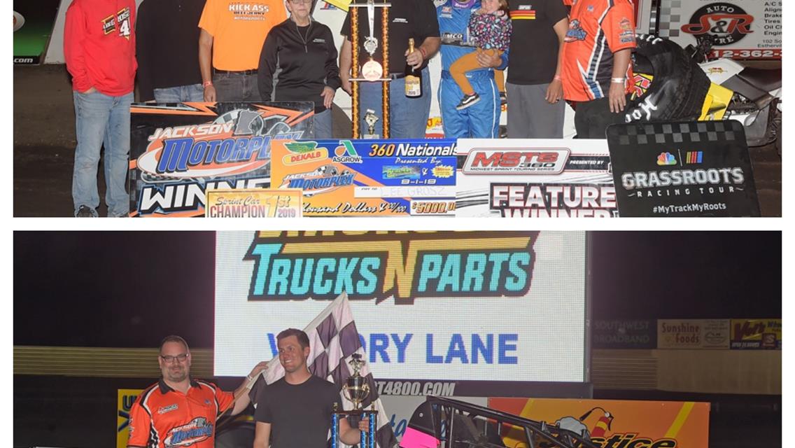 Grosz and Halverson Earn Championships at Jackson Motorplex, Where One More Points Battle is on the Line