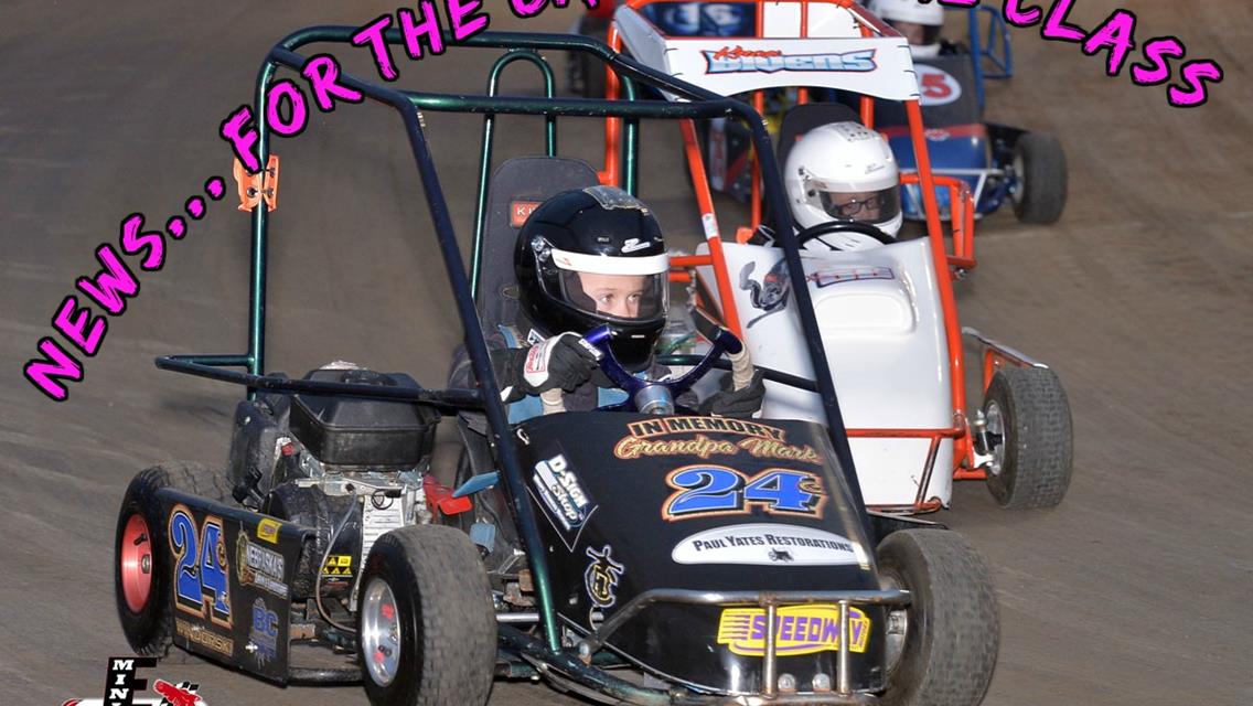 Cage Rookie class will have 2 Features with 10 or more Karts