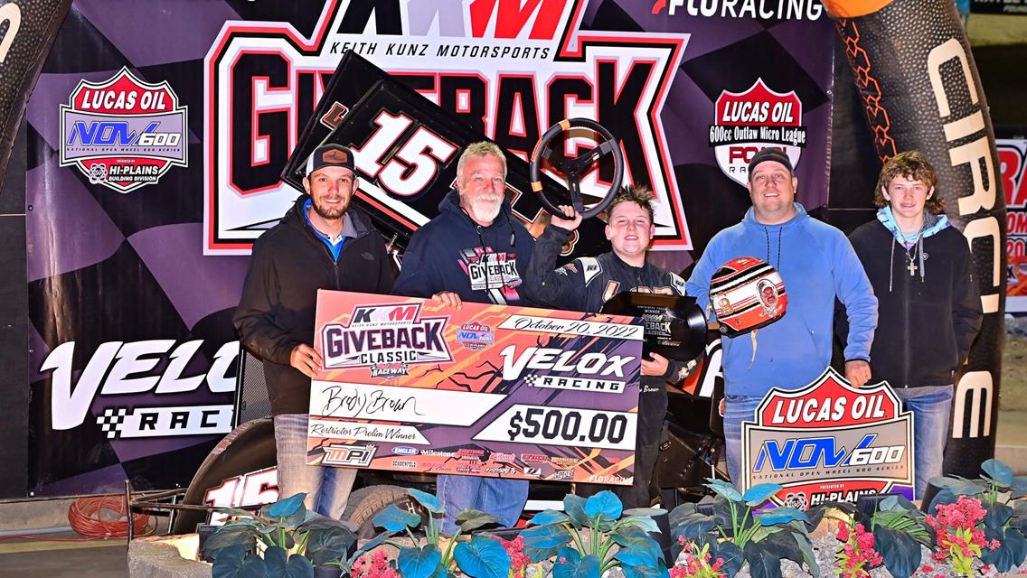 Brown Triumphs In KKM Giveback Classic Opener With Lucas Oil NOW600
