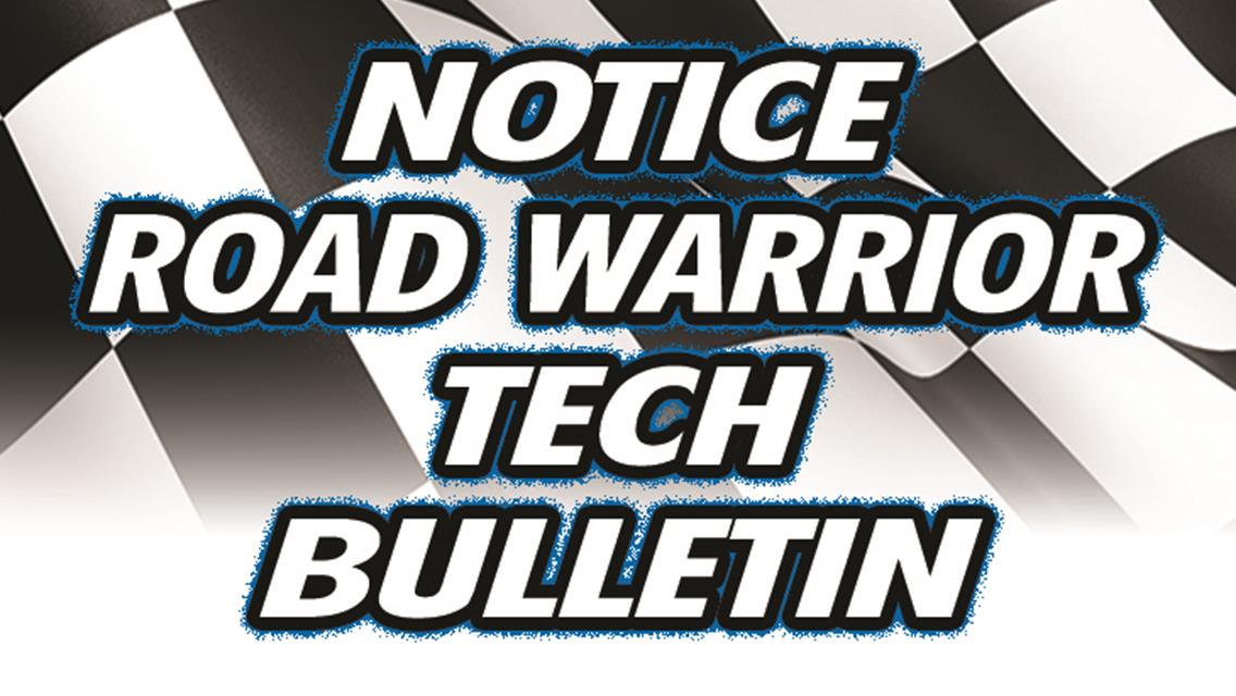 Road Warrior Tech Bulletin