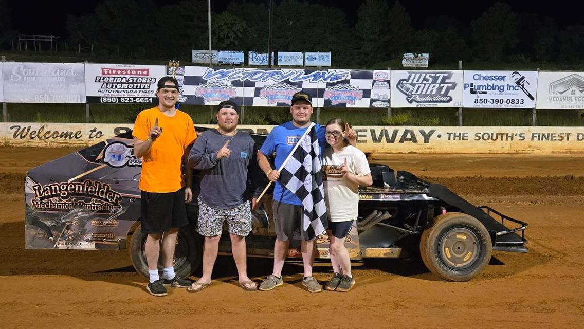 Jordan Miller won at Southern Raceway on June 28.