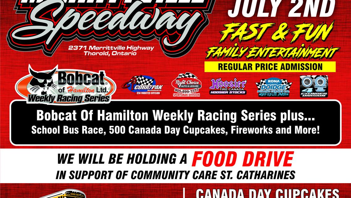&quot;Schools Out for Summer&quot; Canada Day Fireworks and Food Drive This Coming Saturday Night