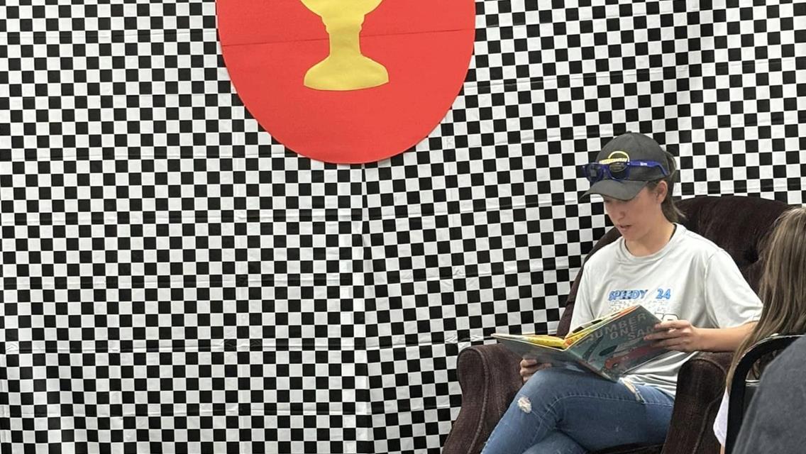 Story time with a racecar driver at Idaho Falls Public Library