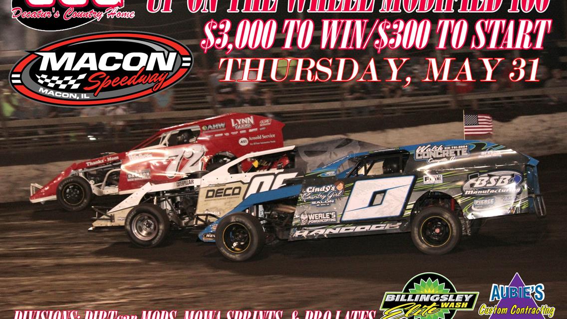 IT IS RACEDAY AT MACON SPEEDWAY!!