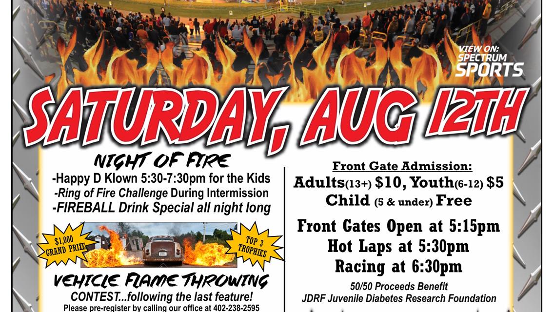 104.1 The Blaze presents Night of Fire! -Sat, Aug 12th