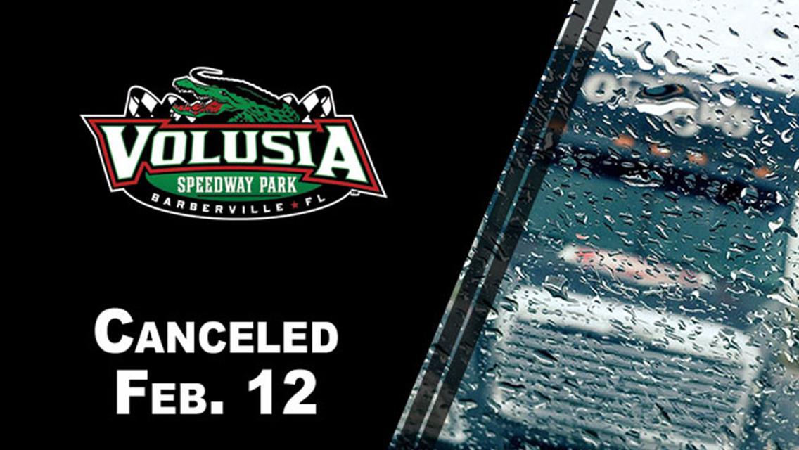 Persistent Rain Forces Volusia Speedway Park to Cancel Tuesday’s Races