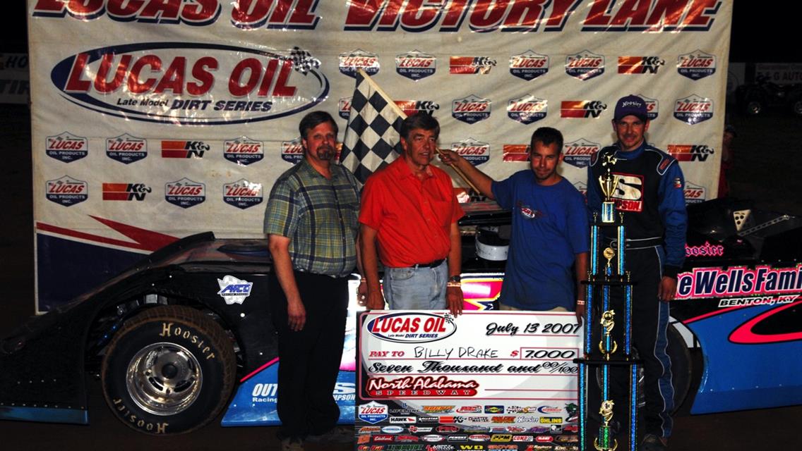 Billy Drake Dominates Last Half of Series Event at North Alabama; Becomes 15th Different Winner this Season