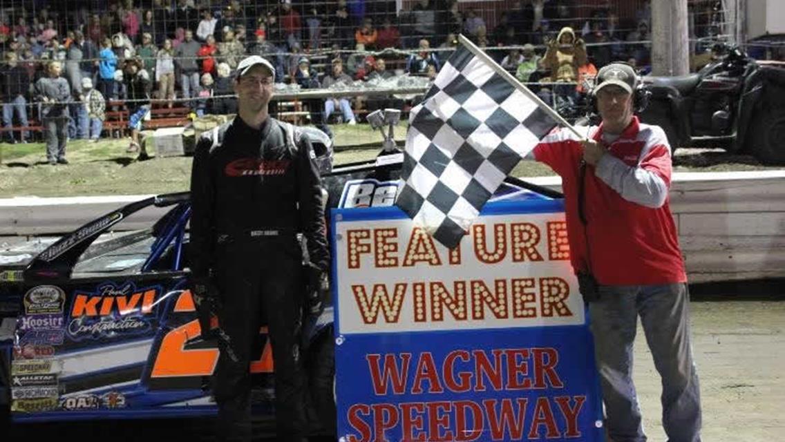 Buzzy Adams Wins in B-Mod at Wagner Speedway