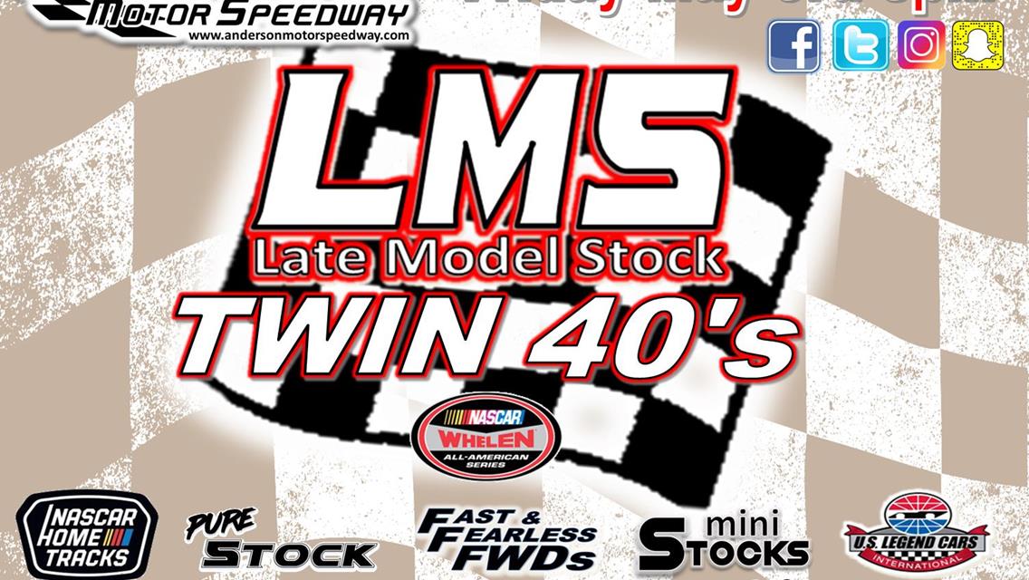 NEXT EVENT: Late Model Stock twin 40&#39;s May 3 8pm