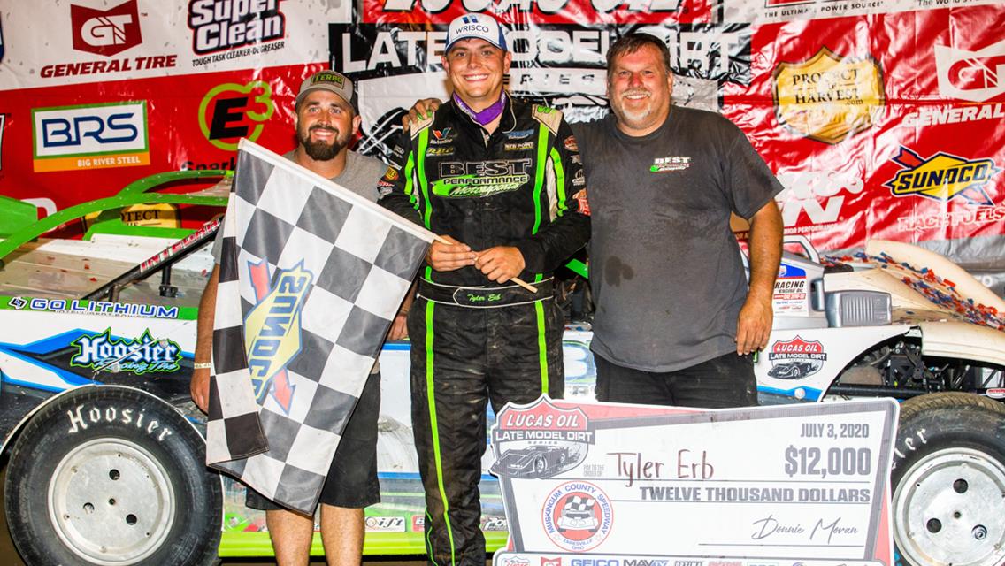 Tyler Erb Gets First Lucas Oil Win of the Season at Muskingum County