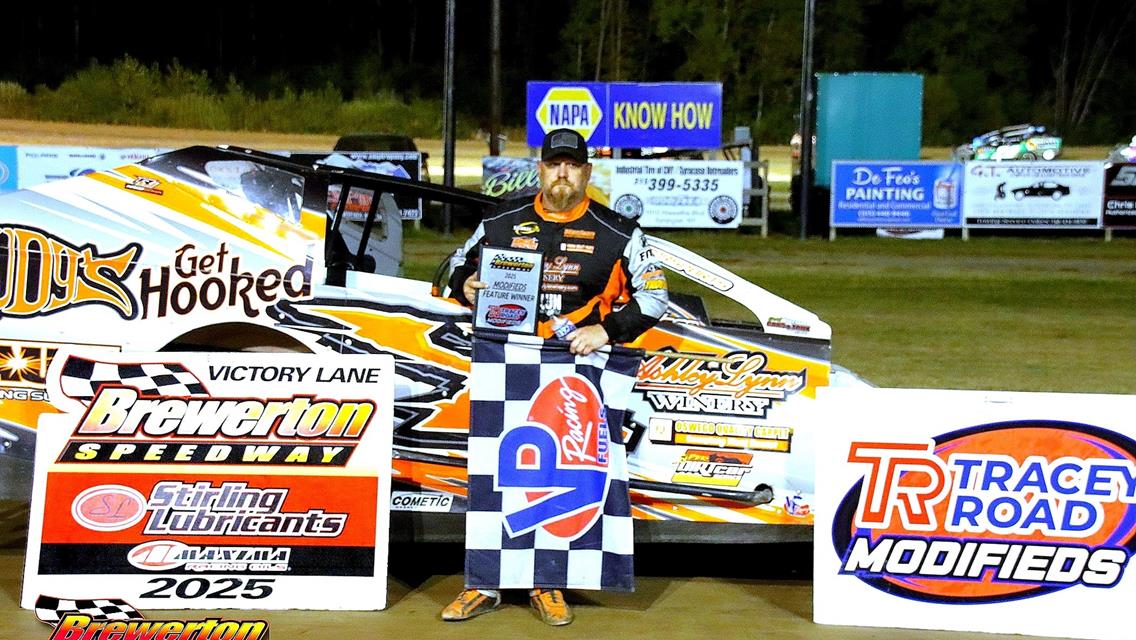 Chad Phelps Grabs Popular Brewerton Speedway Modified Win