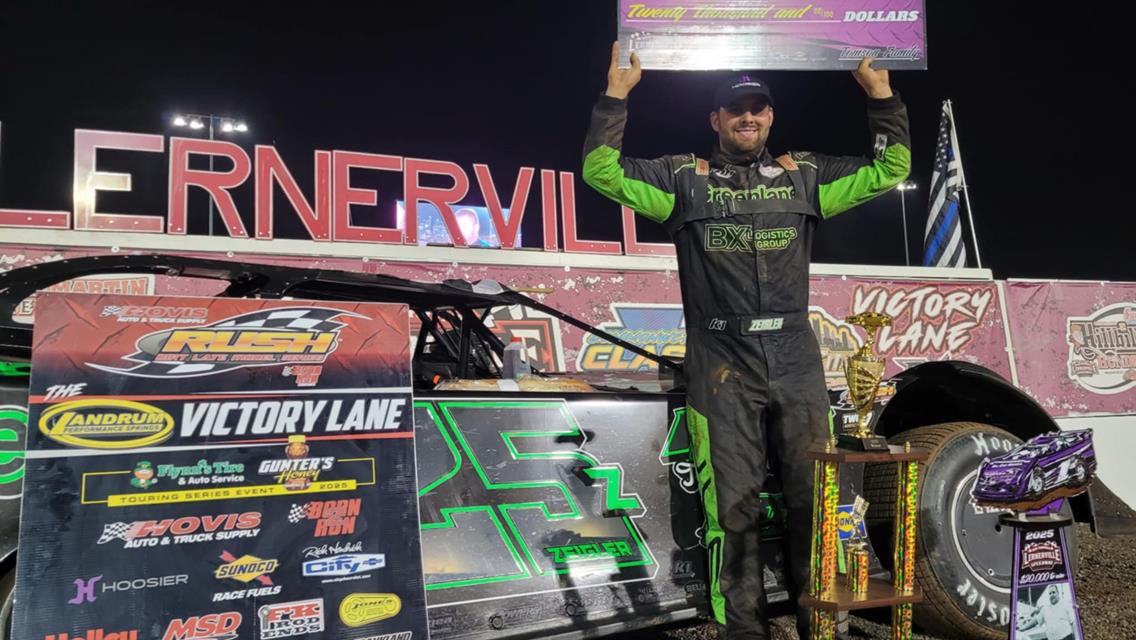 MASON ZEIGLER’S RICHEST CAREER PAYDAY COMES IN $20,000 “BILL EMIG MEMORIAL” PRESENTED BY SUNOCO FOR FLYNN’S TIRE/GUNTER’S HONEY TOUR AT LERNERVILLE; A