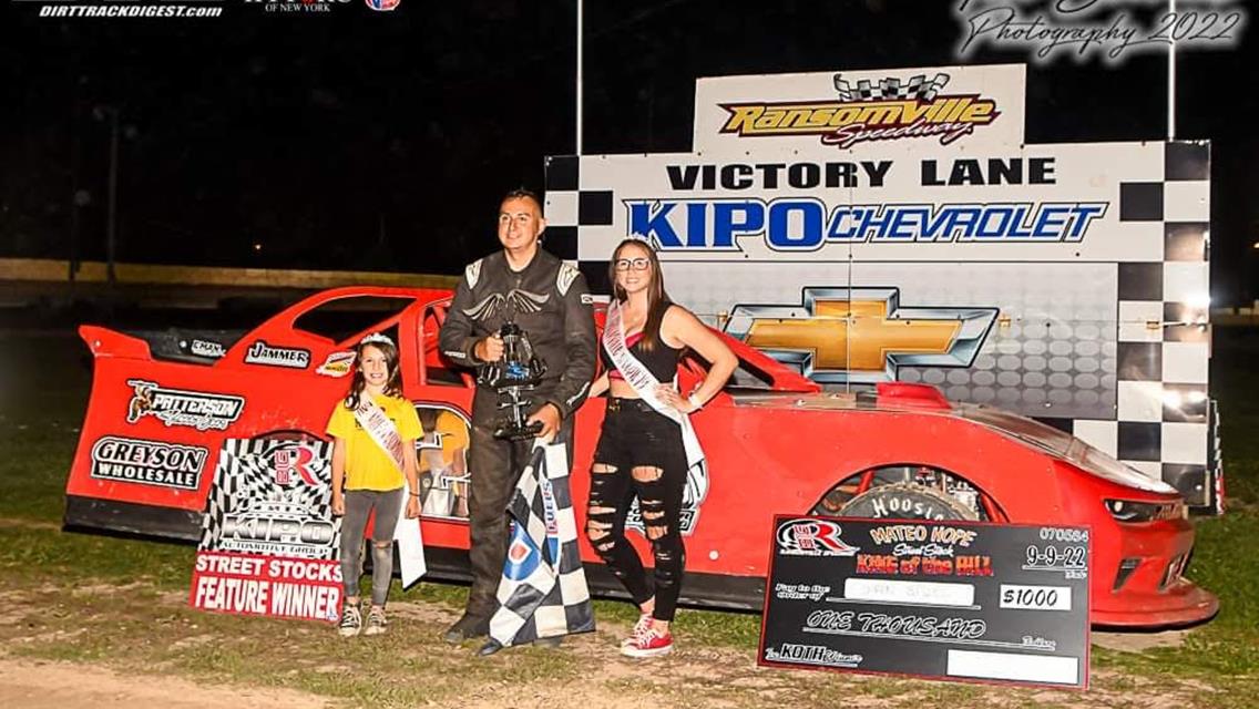 Simon Bissell Wins Mateo Hope Street Stock King of the Hill, Cole Susice Crowned Mini Stock Champion