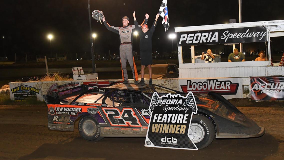 Peoria Speedway (Peoria, IL) – Illinois State Championship – September 27th, 2025. (Todd Healy photo)