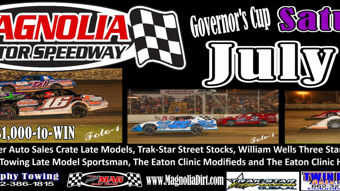 Magnolia Motor Speedway Hosts 2022 Governor’s Cup on Saturday, July 16