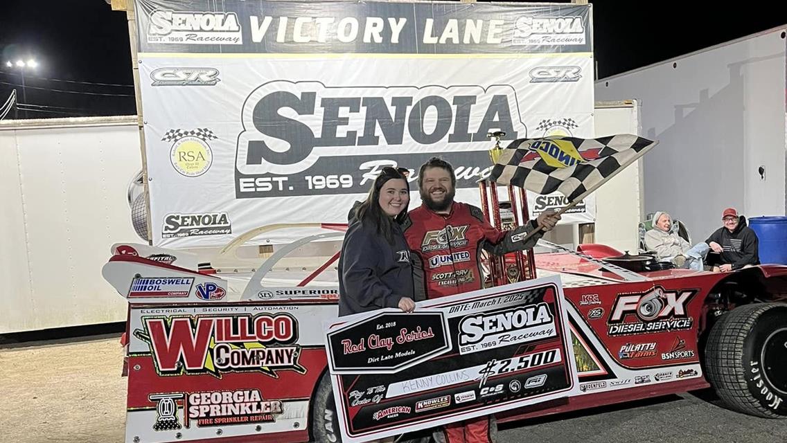 Kenny Collins Cashes in at Senoia Raceway for $2,500 Red Clay Series Victory