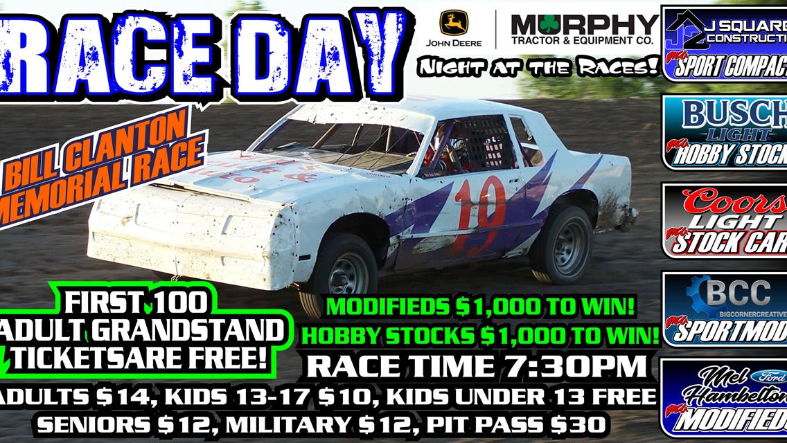Murphy Tractor &amp; Equipment Company Night + Bill Clanton Memorial Race