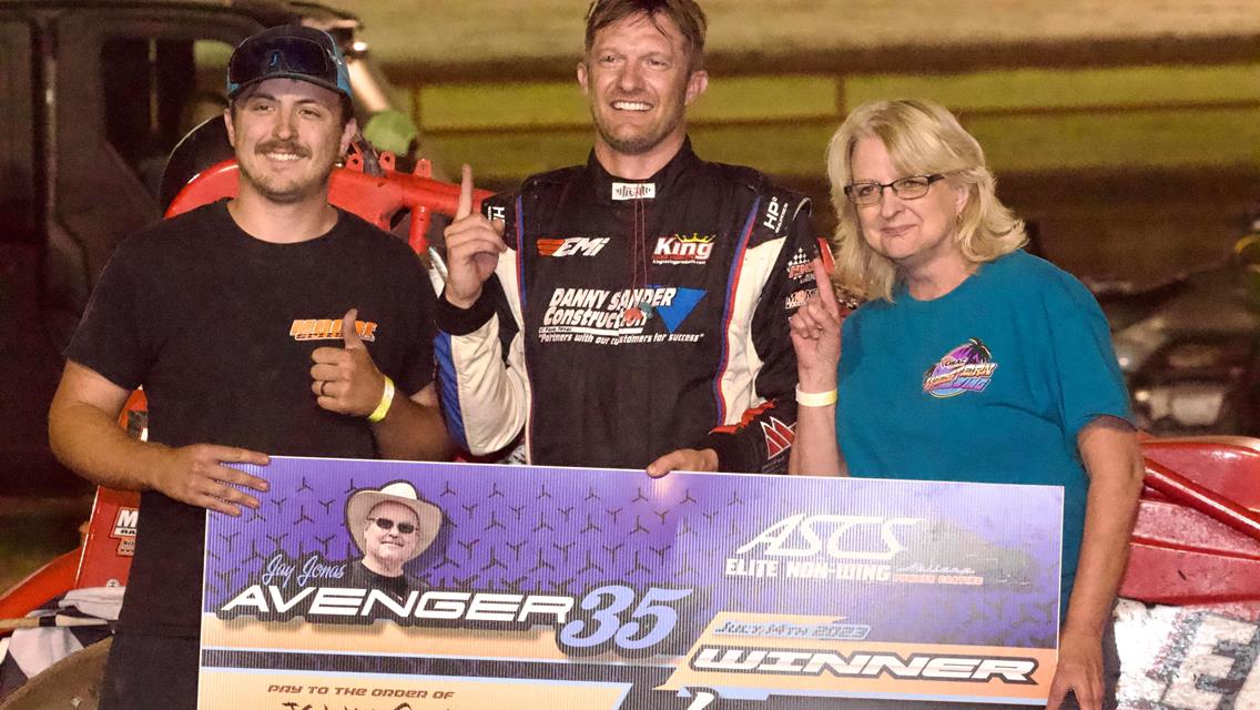 John Carney II Earns Elite Non-Wing Win At West Texas Raceway