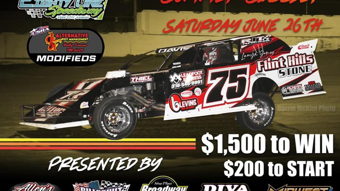 $1,500 to win &quot;Summer Sizzler&quot; this Saturday, June 26th for A-Mods