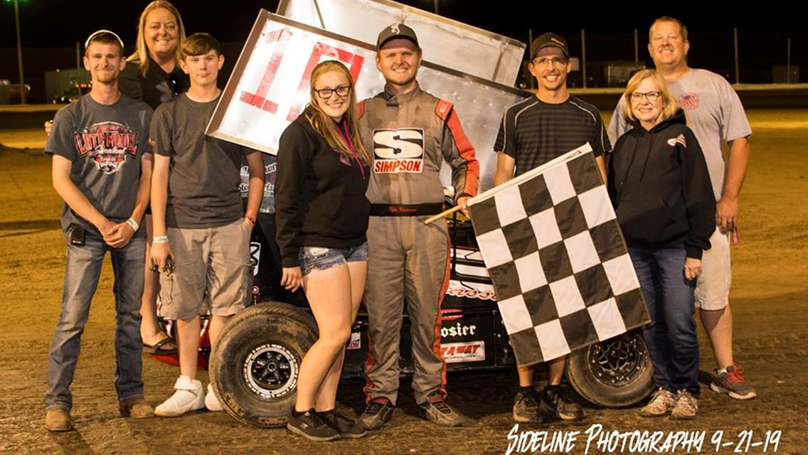 Knox Nets Sam Davis Memorial! Kirkman, Rose, Kimmel, Williamson and Zimmerman also Victorious at Circus City Speedway