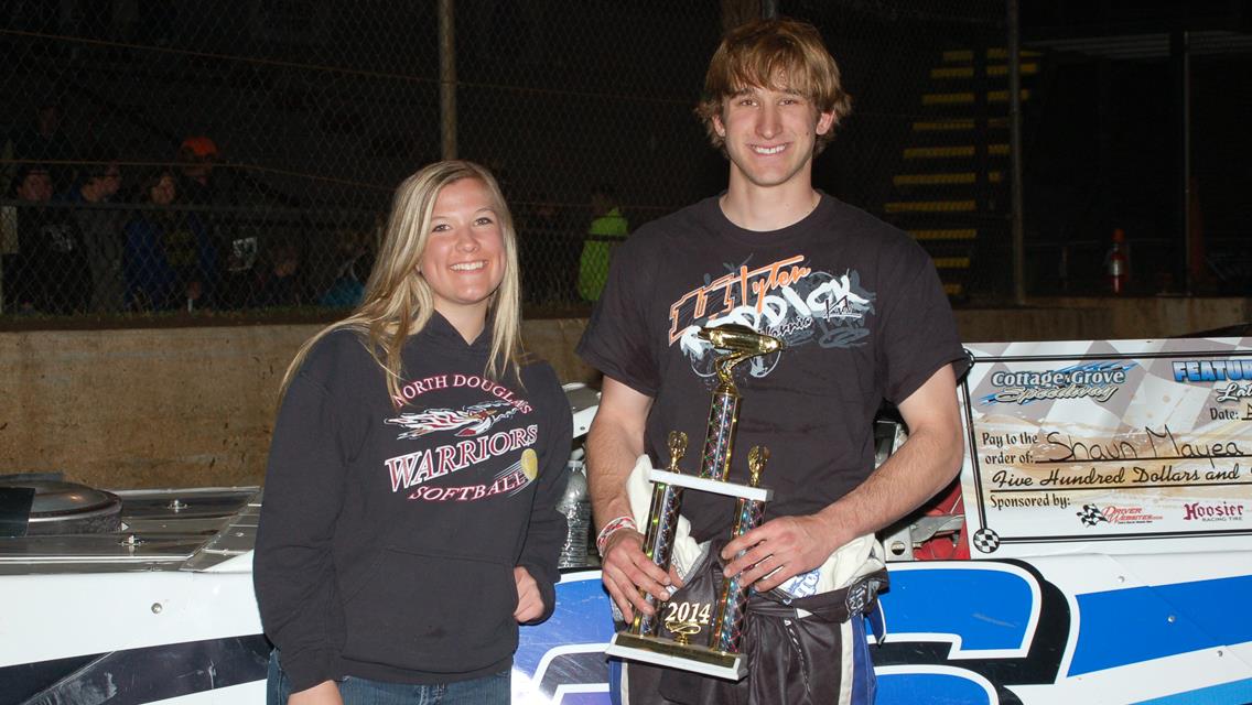 Shaun Mayea Scores Northwest Extreme Late Model Series Opener At Cottage Grove