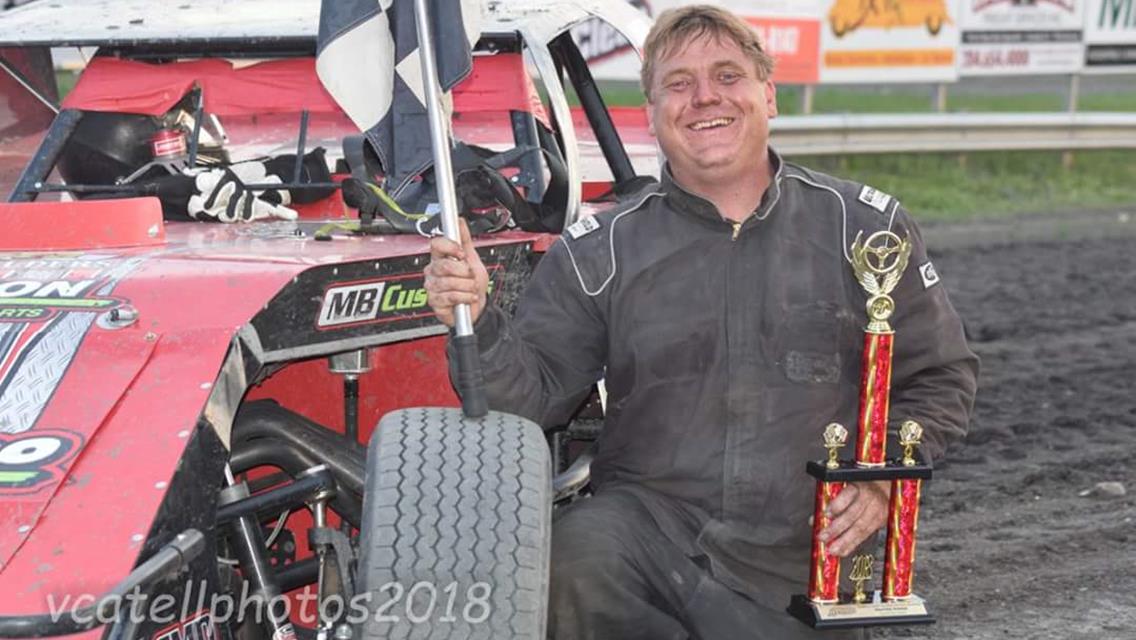 Hall Takes a Clean Sweep at Red River Co-op Speedway!