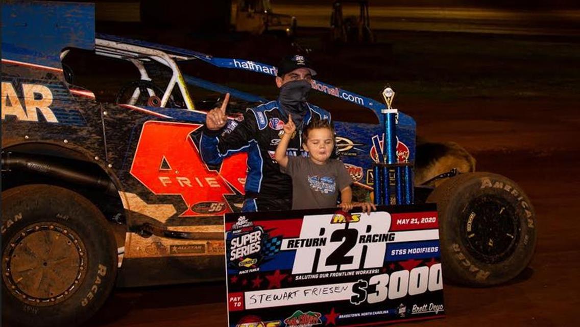 Friesen Finds the Top Side at Tri-County Racetrack to Score Short Track Super Series â€˜Return to Racingâ€™ Win