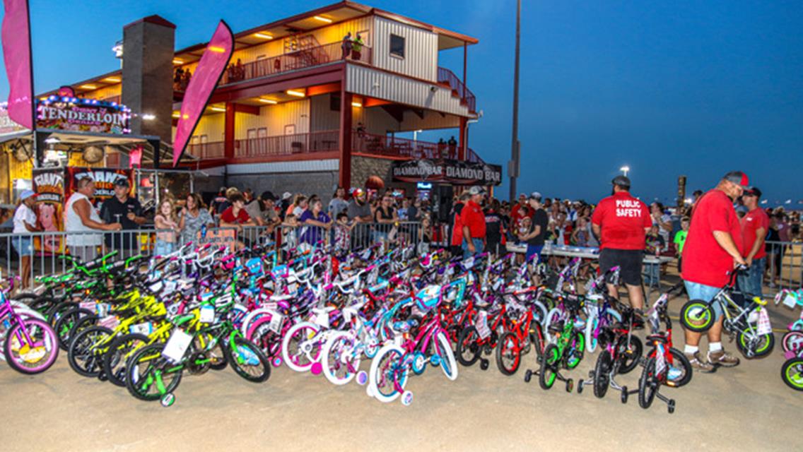Lucas Oil Speedway accepting donatons for annual Kids&#39; Bicycle Giveaway