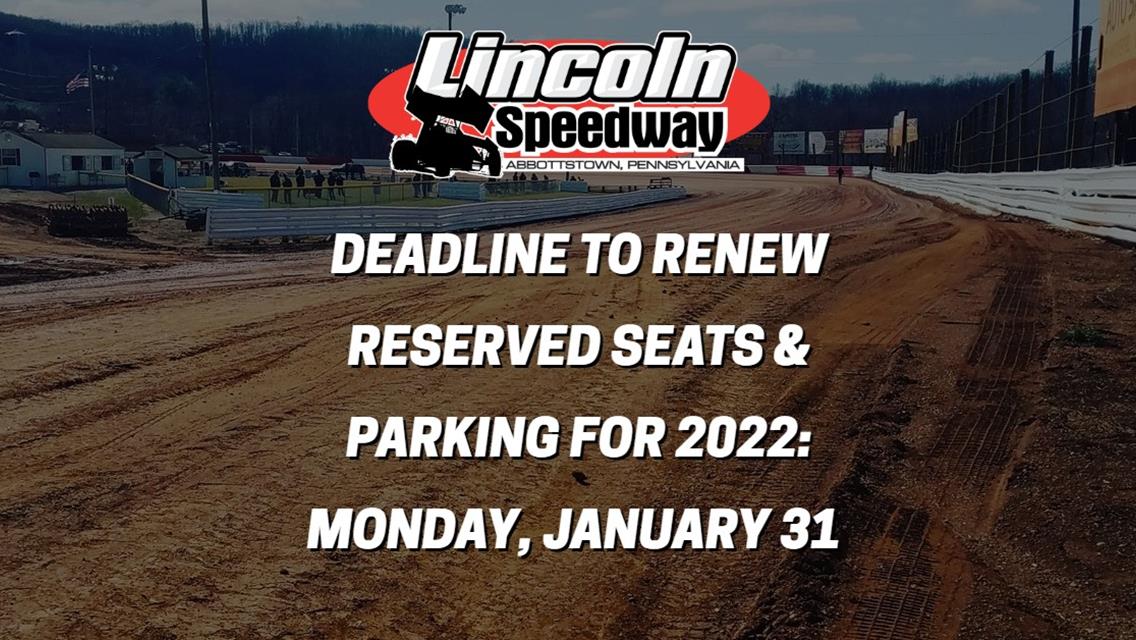 Renew for 2022 Season