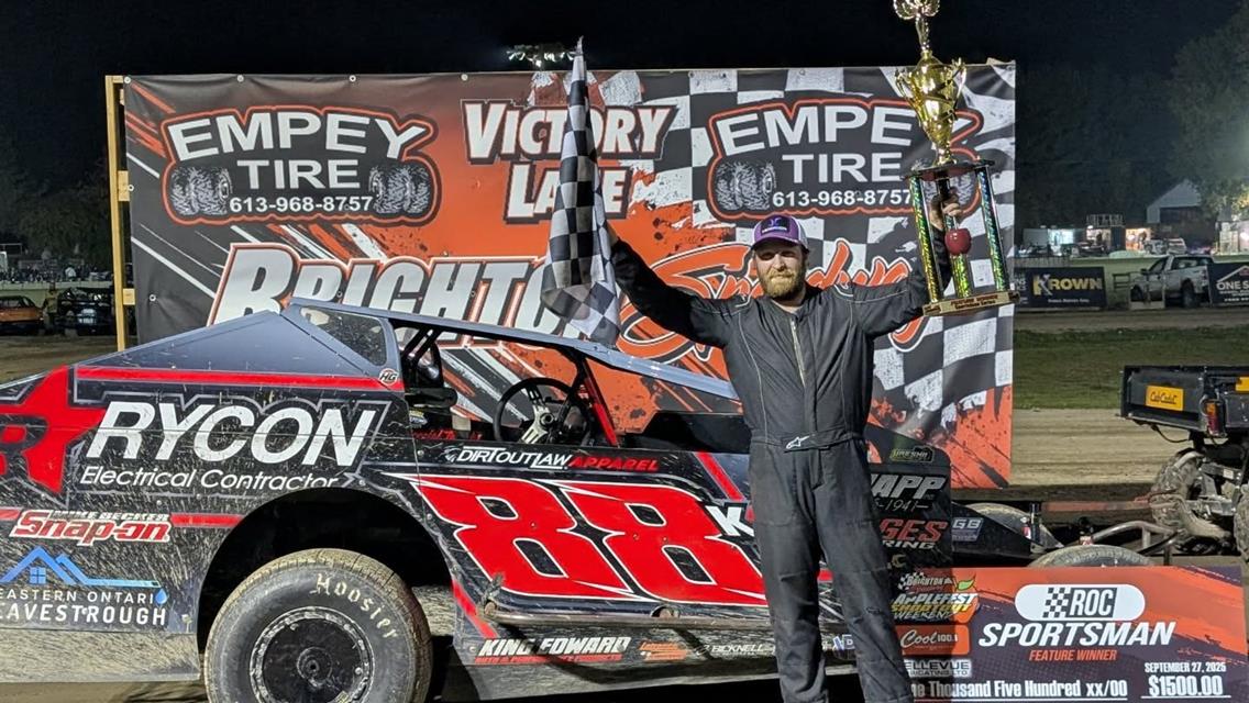 CODY MCPHERSON AND DYLAN KIRKLAND SPLIT APPLEFEST SHOOTOUT WEEKEND AT BRIGHTON SPEEDWAY