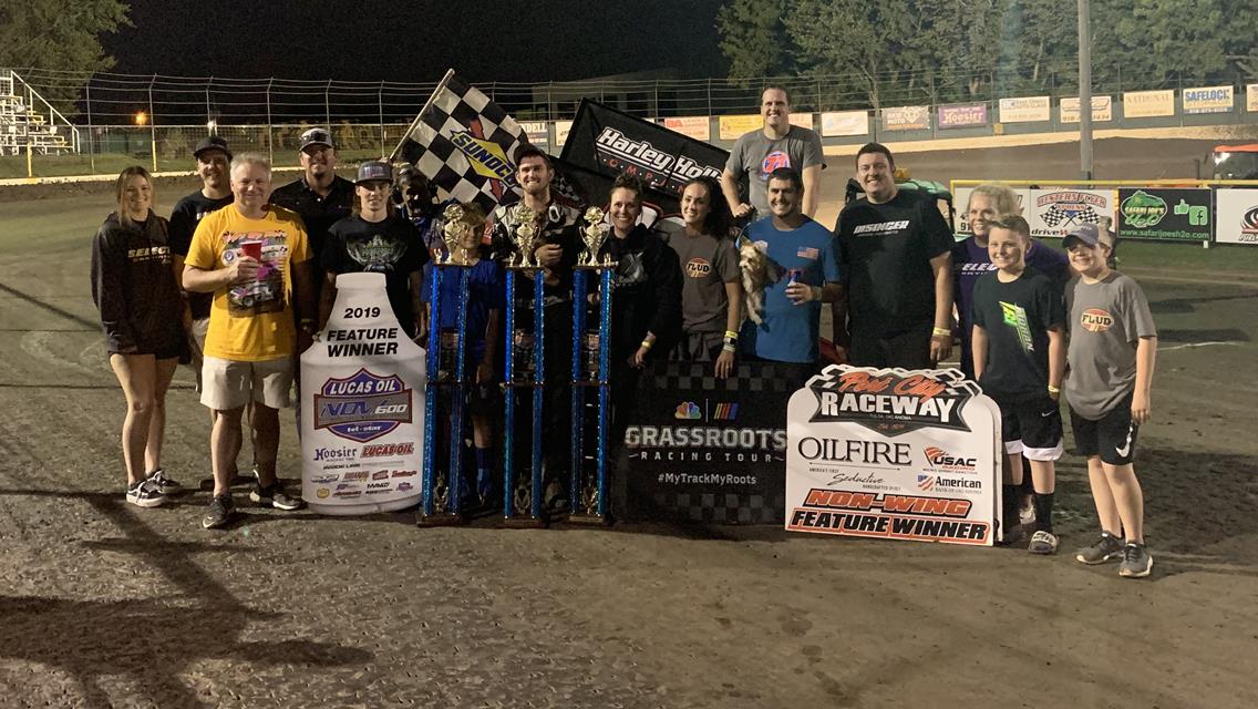 Flud and Timms Post Pete Frazier Memorial Wins at Port City Raceway During Lucas Oil NOW600 Series Action