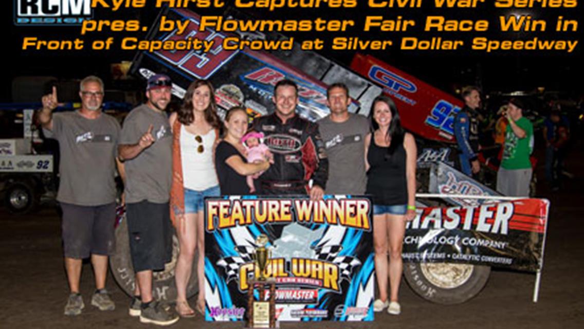 Kyle Hirst Captures Civil War Series pres. by Flowmaster Fair Race Win in Front of Capacity Crowd at Silver Dollar Speedway