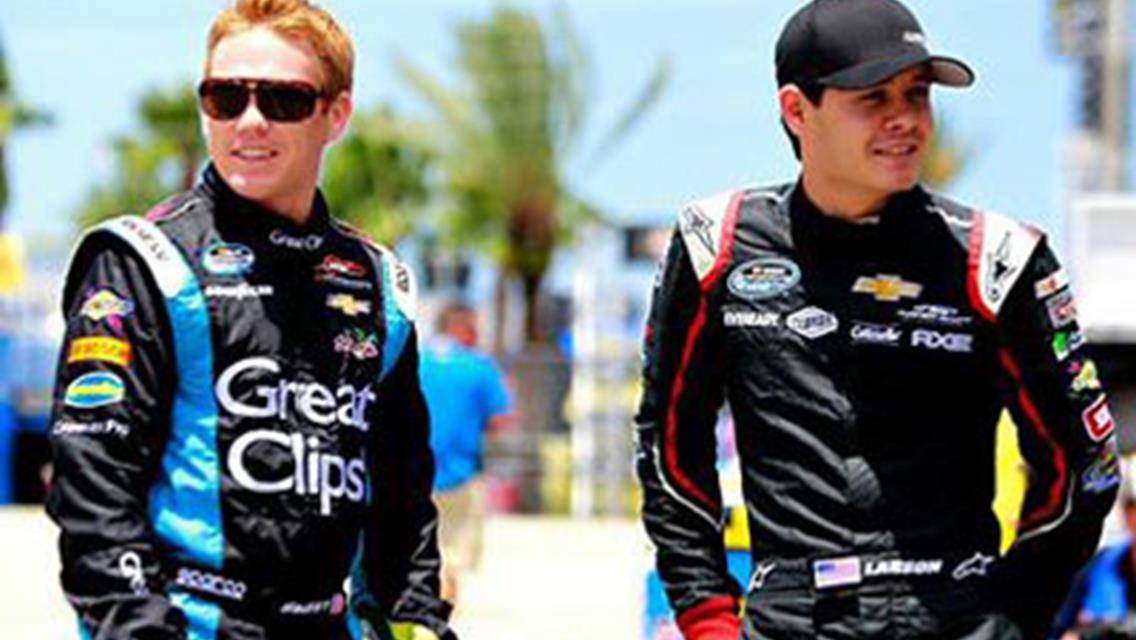 NASCAR Drivers Kyle Larson and Brad Sweet Enter Gold Cup