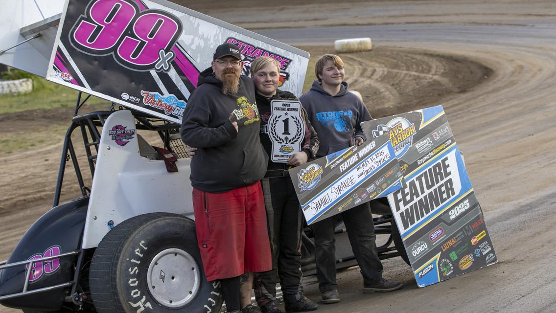 TJ Hartman, Samuel Strange, Austin  Kerrigan, Cory  Sweatman win at Grays Harbor Raceway