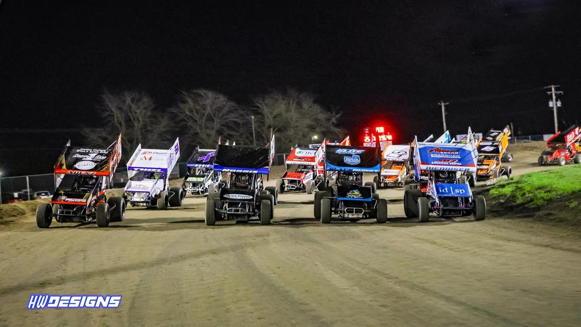 Wilmot Raceway (Wilmot, WI) – Bumper to Bumper IRA Sprints – Dick Colburn Classic – May 3rd, 2025. (HW Designs photo)
