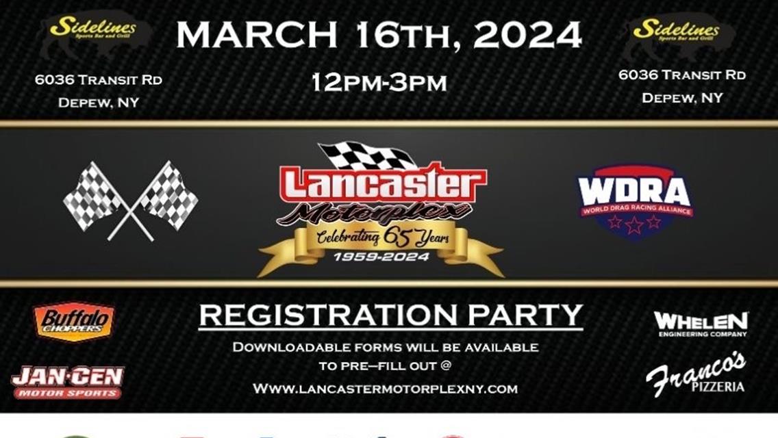 Lancaster Motorplex Hosts Registration Party to Kickoff 2024 Season