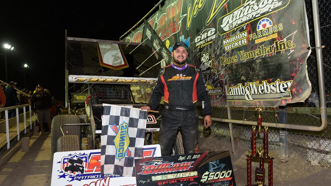 Trenca Scores Outlaw Fall Nationals Win at Outlaw Speedway