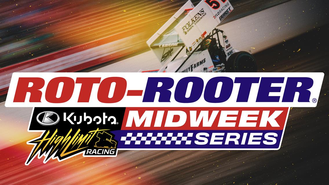 Roto-Rooter to Back the Kubota High Limit Racing Midweek Series in 2025