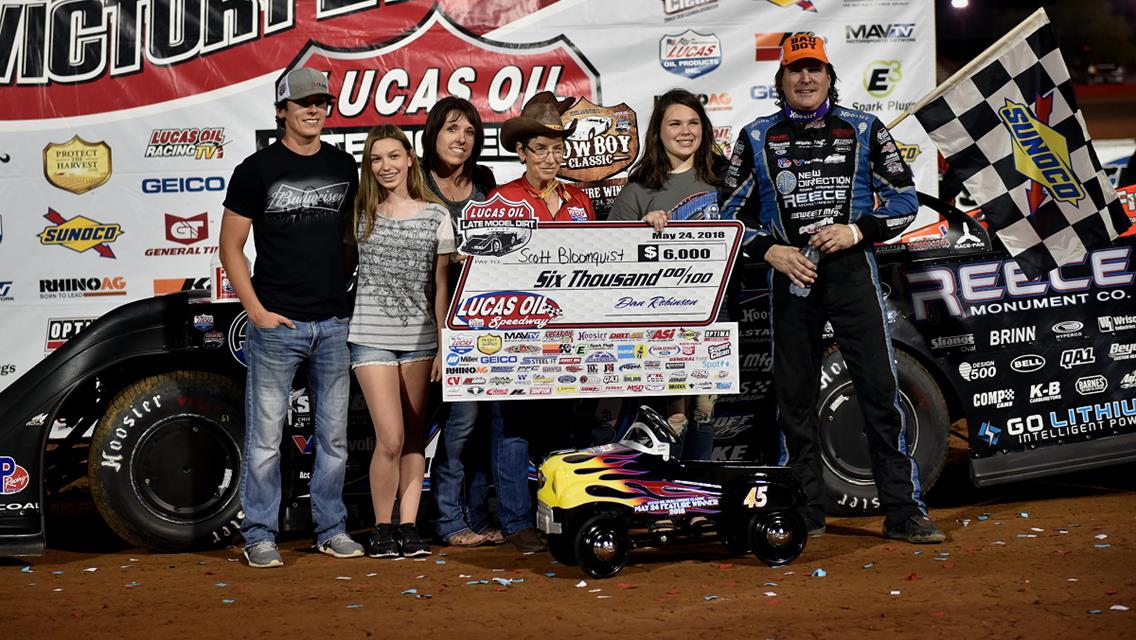 Bloomquist wins &#39;Cowboy Classic&#39;