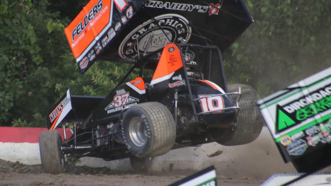 Jordan Fornwalt big winner in the DIRTcar Sabil &amp; Sons Sportsman Modifieds “The Professor” Chris Donnelly shows the big boys how to “get R done” in th