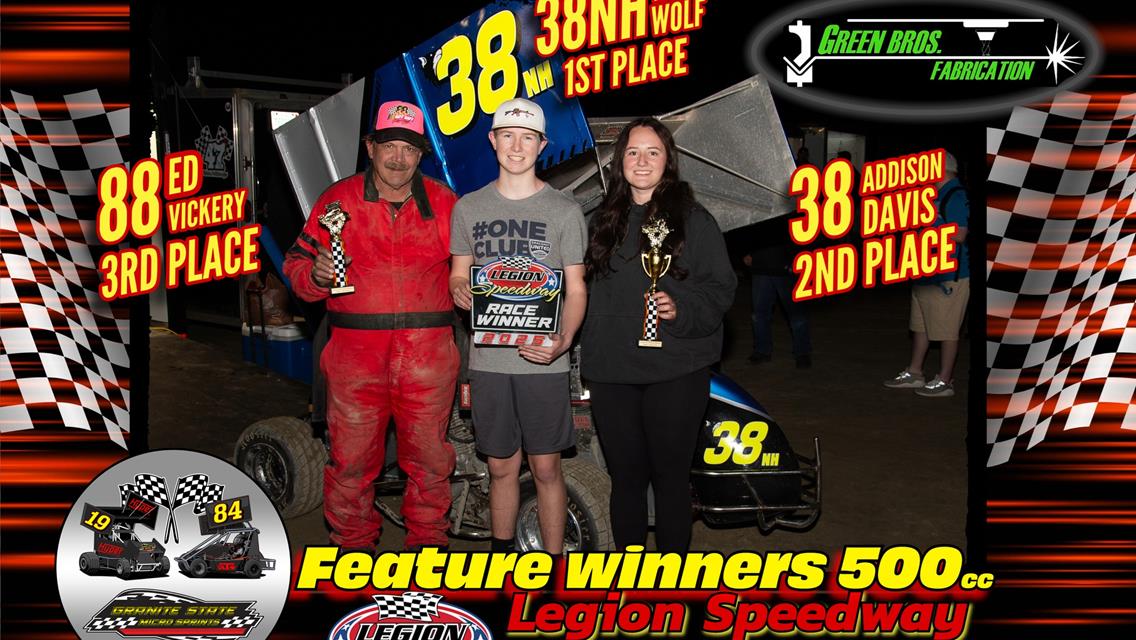 Granite State Micro Sprints Tear Up Legion Speedway!