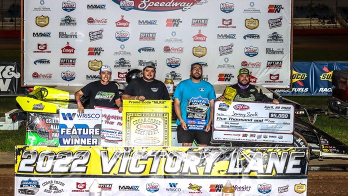 Johnny Scott earns Night One victory at 9th annual Lucas Oil MLRA Spring Nationals