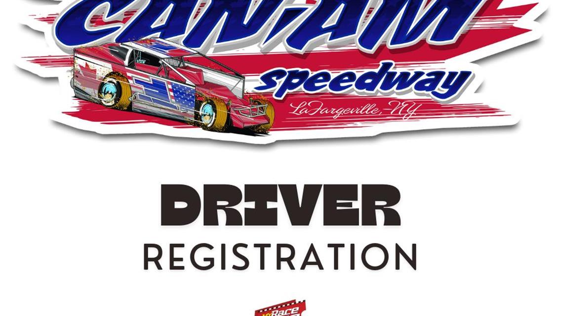 The Can-Am Speedway 2025 Season Competitor Registration is OPEN now!