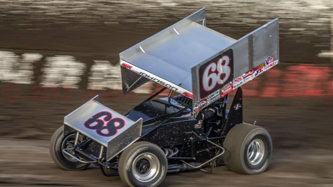 Johnson Earns Best Career 410ci Feature Result of Sixth at Placerville