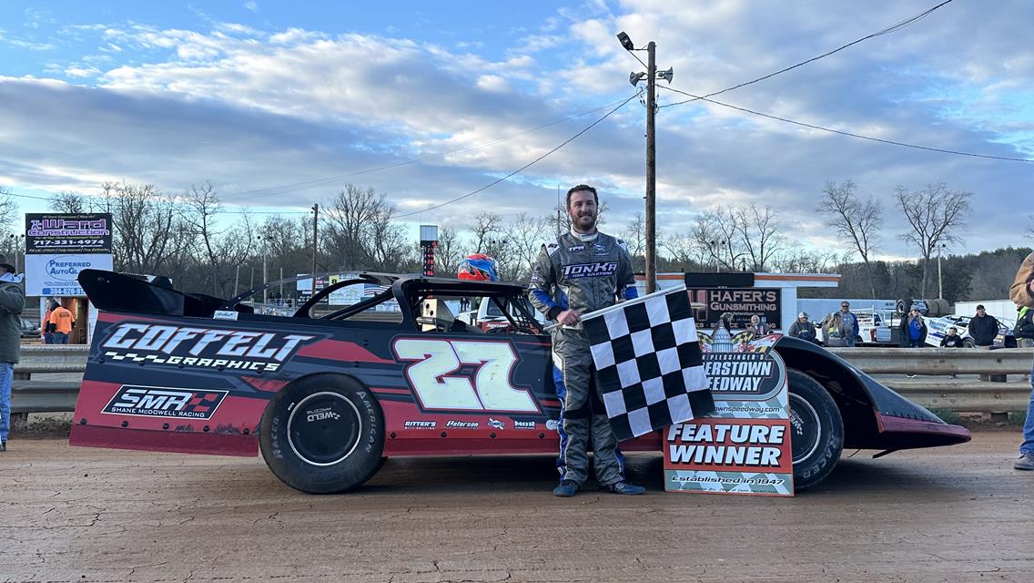 Feathers Dominates in Surprise Limited Late Model Visit to Hagerstown