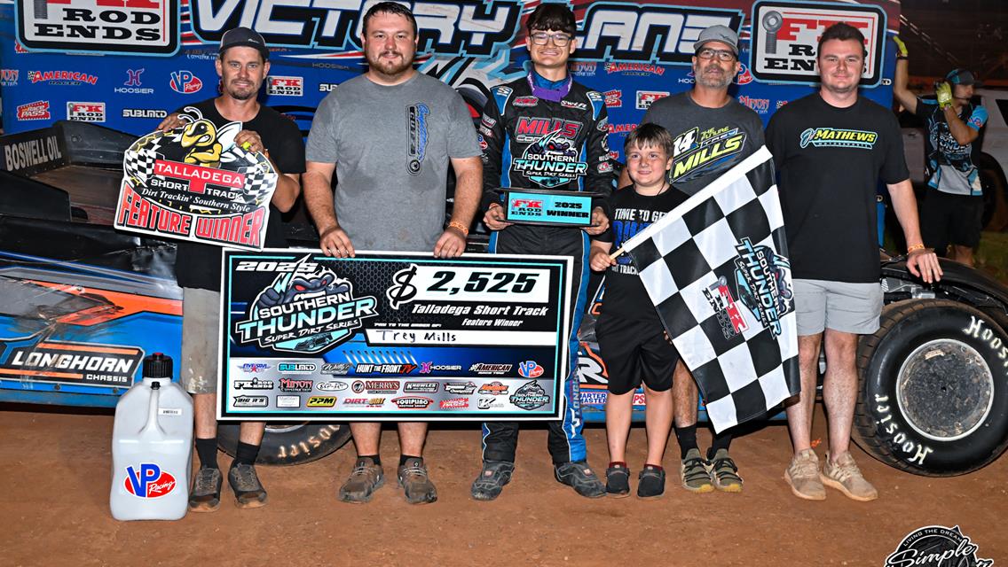 Talladega Short Track (Eastaboga, Ala.) – Southern Thunder Super Dirt Series – Alfred Gurley Memorial – July 26th, 2025. (Simple Moments Photography)