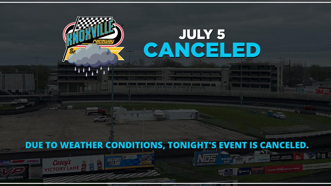 July 5 - Mother Nature is Victorious!