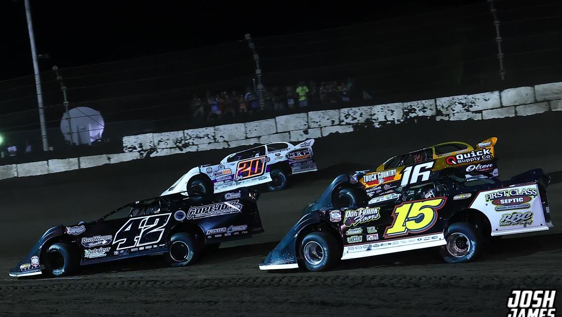 Fairbury Speedway (Fairbury, IL) – World of Outlaws Real American Beer Late Model Series – Prairie Dirt Classic – July 25th-26th, 2025. (Josh James Artwork)
