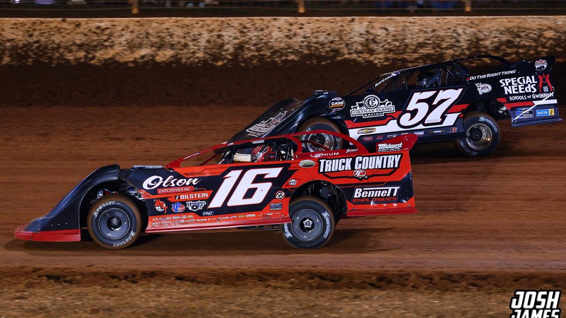 The Dirt Track at Charlotte (Concord, N.C.) – World of Outlaws Case Late Model Series – World Finals – November 6th-9th, 2024. (Josh James Artwork)